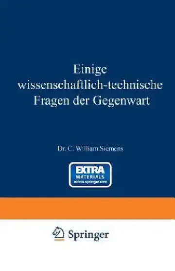Cover of Einige Wissenschaftlich-Technische Fragen Der Gegenwart