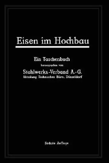 Cover of Eisen Im Hochbau