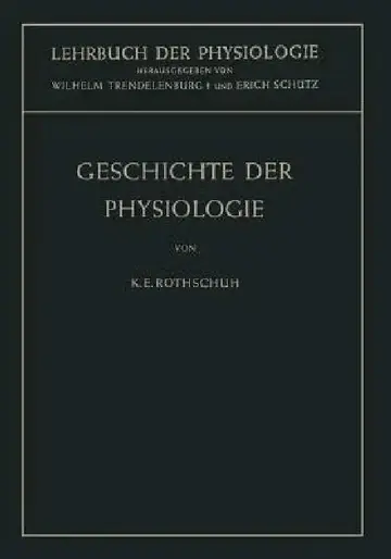 Cover of Geschichte Der Physiologie