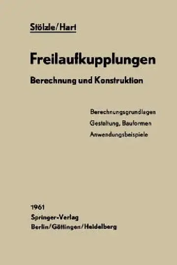 Cover of Freilaufkupplungen