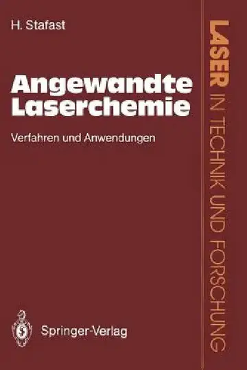 Cover of Angewandte Laserchemie