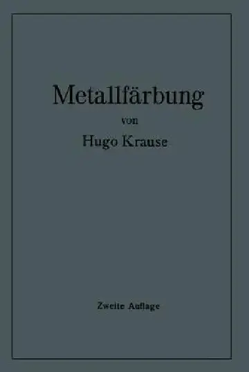 Cover of Metallfärbung