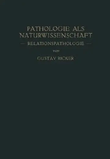 Cover of Pathologie ALS Naturwissenschaft