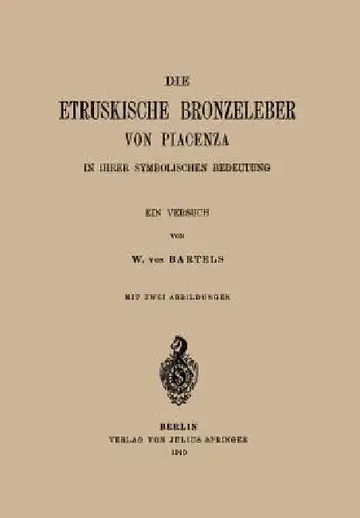Cover of Die Etruskische Bkonzeleber Von Piacenza