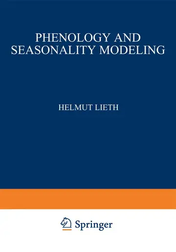 Cover of Phenology and Seasonality Modeling