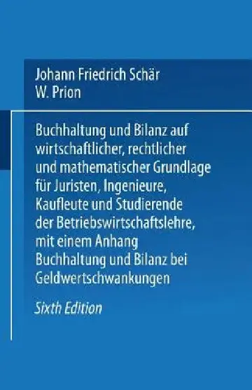 Cover of Buchhaltung Und Bilanz