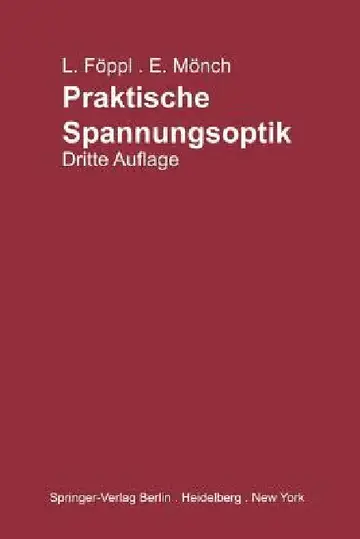 Cover of Praktische Spannungsoptik