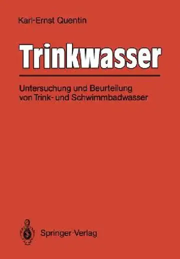 Cover of Trinkwasser