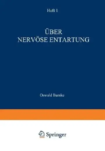 Cover of Über Nervöse Entartung