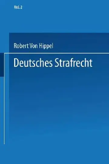 Cover of Deutsches Strafrecht