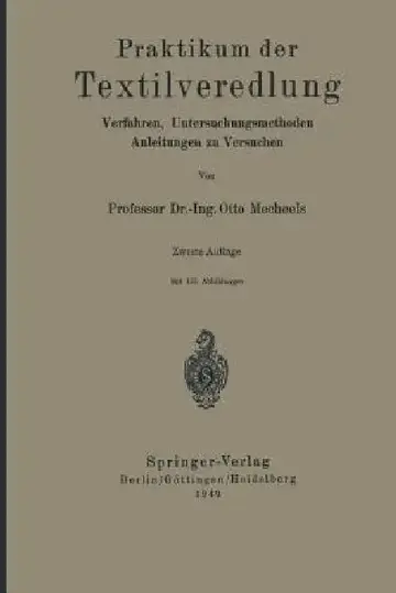 Cover of Praktikum Der Textilveredlung