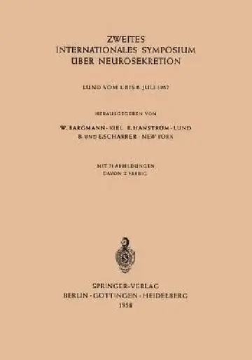 Cover of Zweites Internationales Symposium Über Neurosekretion