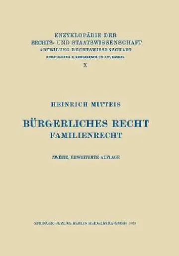 Cover of Bürgerliches Recht