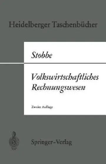 Cover of Volkswirtschaftliches Rechnungswesen