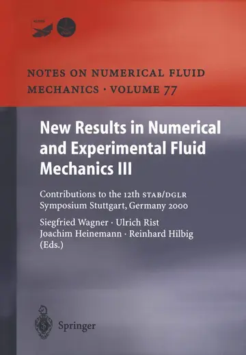 Cover of New Results in Numerical and Experimental Fluid Mechanics III