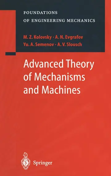 Cover of Advanced Theory of Mechanisms and Machines