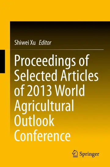 Cover of Proceedings of Selected Articles of 2013 World Agricultural Outlook Conference
