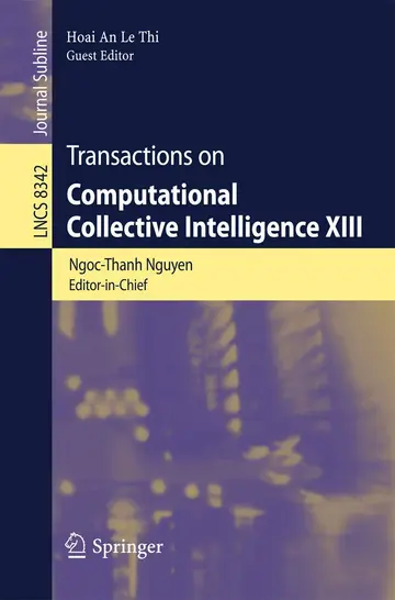 Cover of Transactions on Computational Collective Intelligence XIII