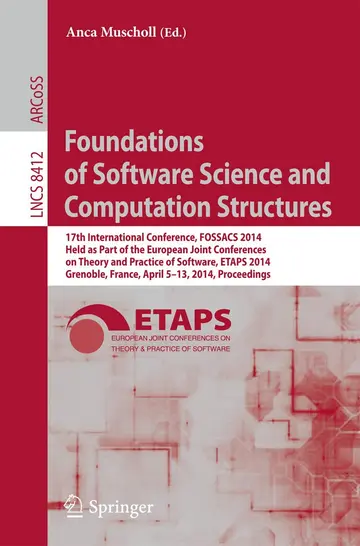Cover of Foundations of Software Science and Computation Structures