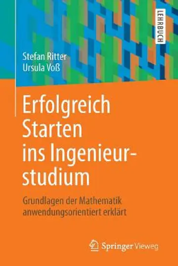 Cover of Erfolgreich Starten Ins Ingenieurstudium