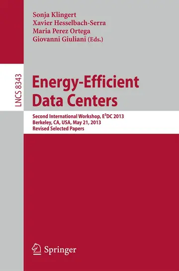 Cover of Energy Efficient Data Centers