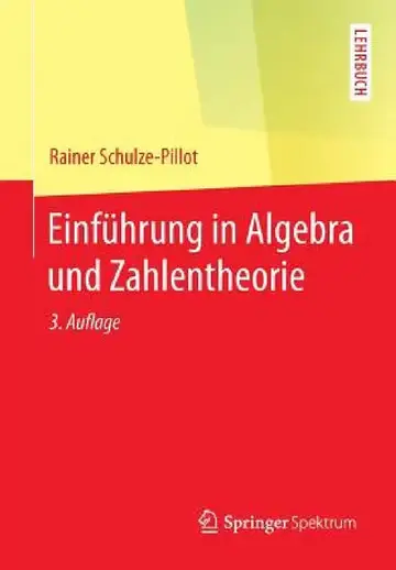 Cover of Einführung in Algebra Und Zahlentheorie