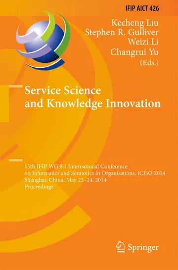 Cover of Service Science and Knowledge Innovation