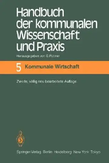 Cover of Handbuch Der Kommunalen Wissenschaft Und PRAXIS