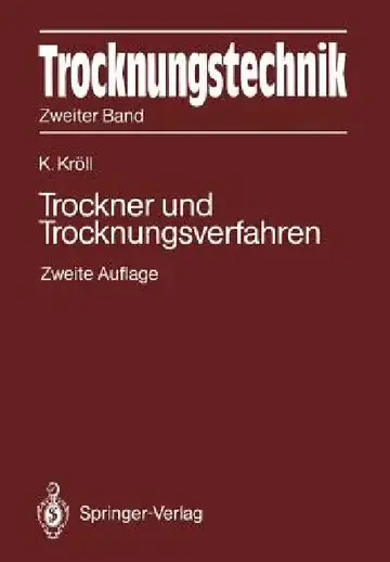 Cover of Trocknungstechnik Zweiter Band