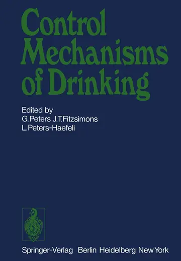 Cover of Control Mechanisms of Drinking