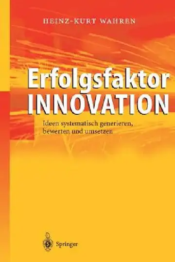 Cover of Erfolgsfaktor Innovation