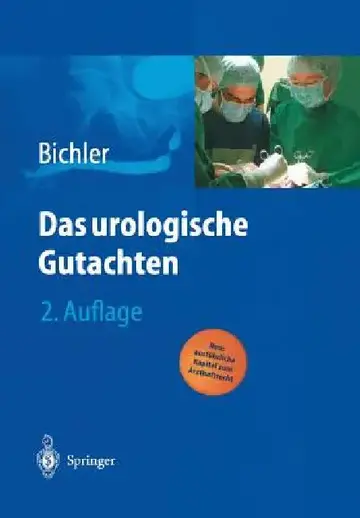 Cover of Das Urologische Gutachten