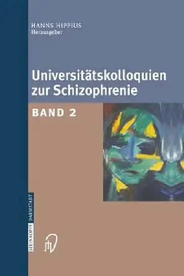 Cover of Universitätskolloquien Zur Schizophrenie