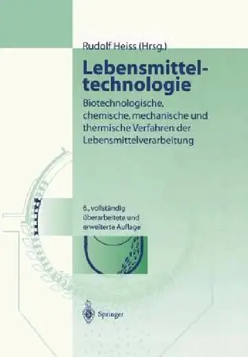 Cover of Lebensmitteltechnologie