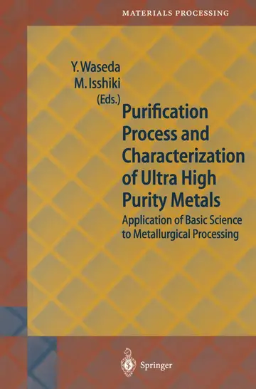 Cover of Purification Process and Characterization of Ultra High Purity Metals