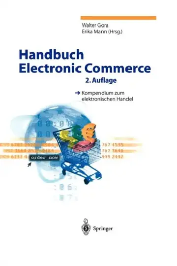 Cover of Handbuch Electronic Commerce