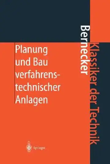 Cover of Planung Und Bau Verfahrenstechnischer Anlagen
