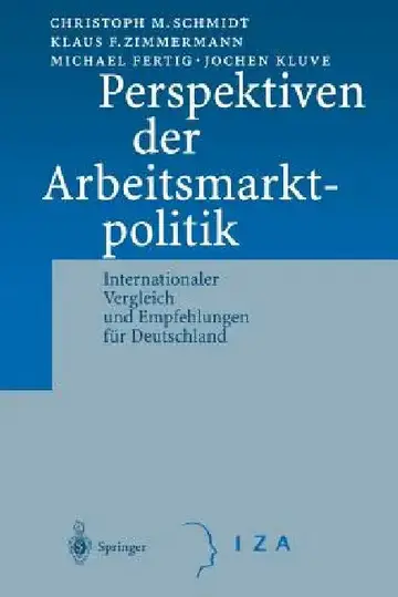 Cover of Perspektiven Der Arbeitsmarktpolitik