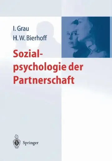Cover of Sozialpsychologie Der Partnerschaft