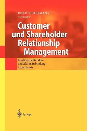 Cover of Customer Und Shareholder Relationship Management