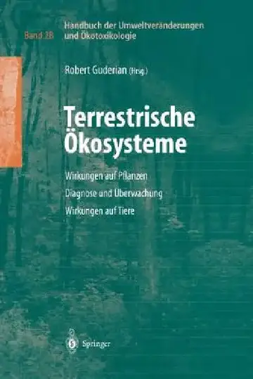 Cover of Handbuch Der Umweltveränderungen Und Ökotoxikologie