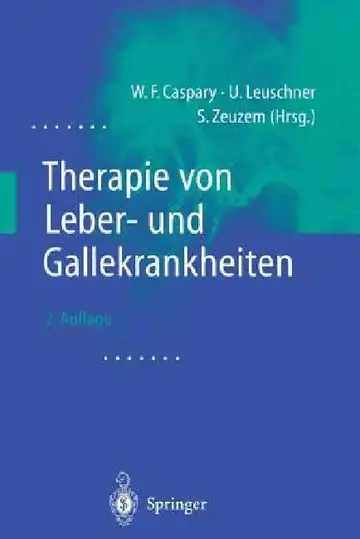 Cover of Therapie Von Leber- Und Gallekrankheiten