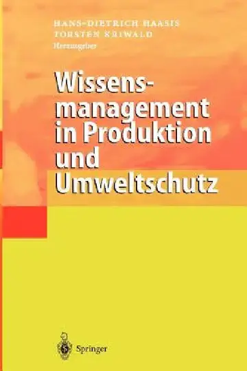 Cover of Wissensmanagement in Produktion Und Umweltschutz