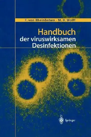 Cover of Handbuch Der Viruswirksamen Desinfektion