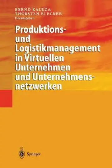 Cover of Produktions- Und Logistikmanagement in Virtuellen Unternehmen Und Unternehmensnetzwerken