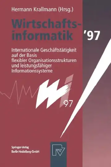 Cover of Wirtschaftsinformatik '97