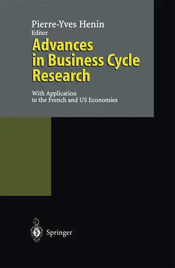 Cover of Advances in Business Cycle Research
