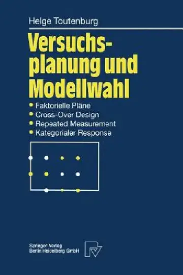 Cover of Versuchsplanung Und Modellwahl