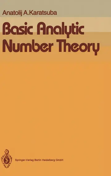 Cover of Basic Analytic Number Theory 1