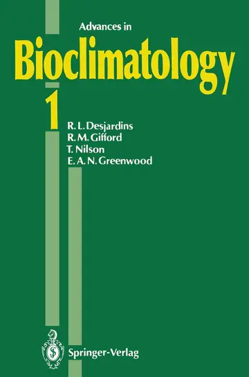 Cover of Advances in Bioclimatology 1